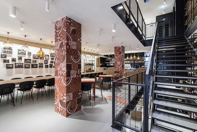 Motivi geometrici di colonne